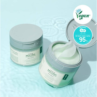 [โทนเนอร์แผ่น สูตรวีแกน] Maxclinic Ecoglam Wild Chive Soothing Moisture Vegan Pad (70 pads)