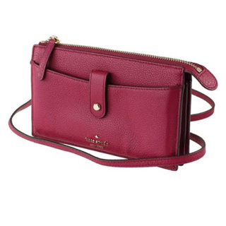 กระเป๋า สะพายข้าง หนังแท้ สีชมพู Kate Spade Jackson Small Tab Crossbody    NWT WLRU5470