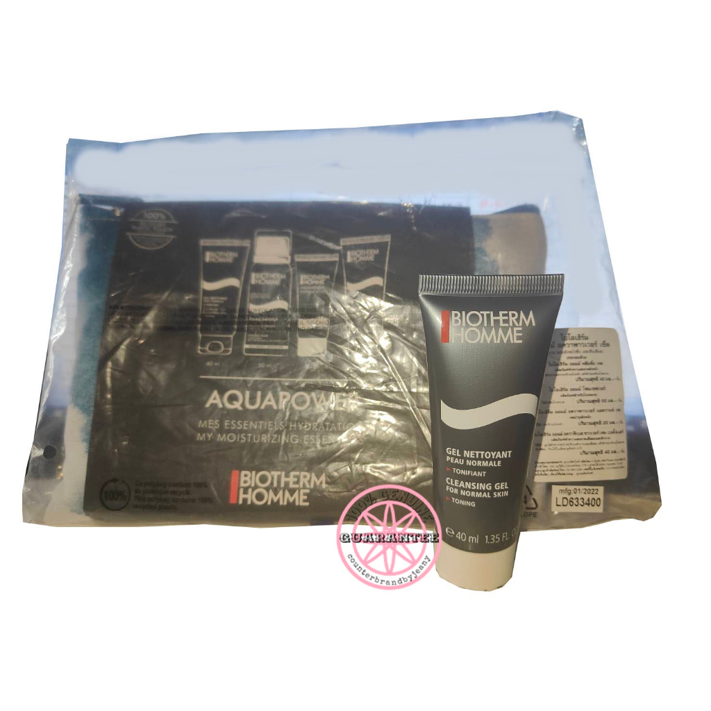 ขนาดทดลอง แยกเซต ของแท้ BIOTHERM HOMME Cleansing Gel for Normal Skin