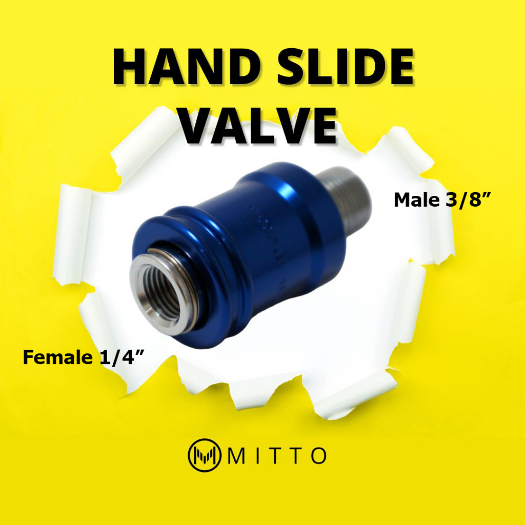 Hand Slide Valve วาล์วควบคุมด้วยมือแบบเลื่อน พิเศษ เกลียวลด | Shopee ...