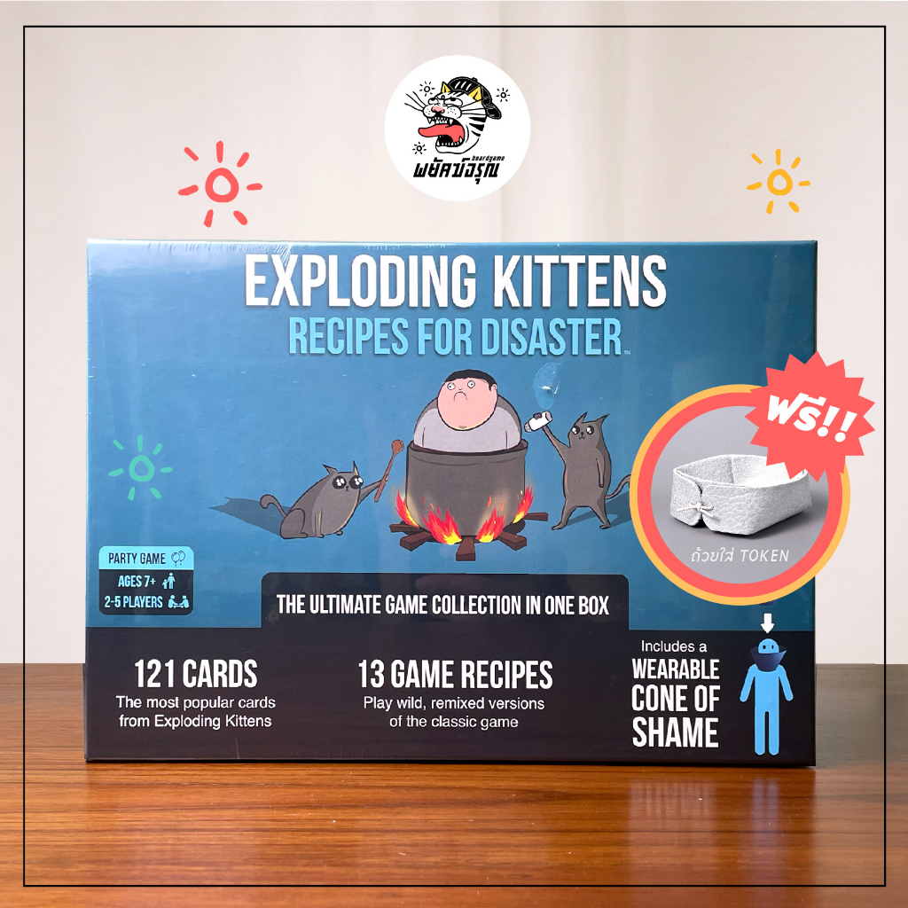 Exploding Kittens Exploding Kittens Recipes For Disaster Board