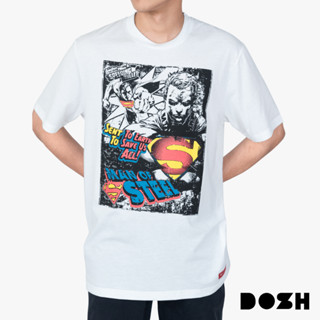 DOSH MENS T-SHIRTS SUPERMAN เสื้อยืดคอกลม แขนสั้น ผู้ชาย FSMT5236-OW