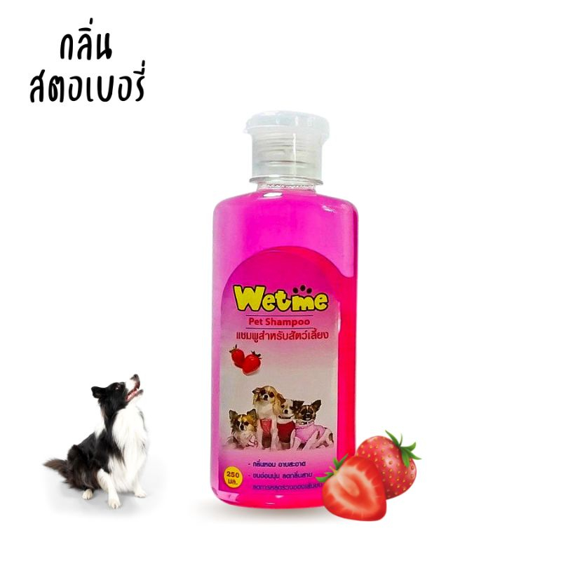 ครีมอาบน้ำสำหรับสัตว์เลี้ยง-wet-me-ขนาด-250-มล