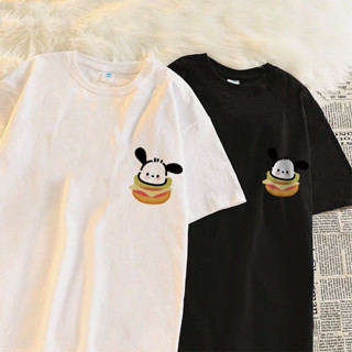 เสื้อยืดแฟชั่นผ้าฝ้ายแขนสั้นฤดูร้อนใหม่เสื้อ Sanrio Pochacco สวมใส่สบาย