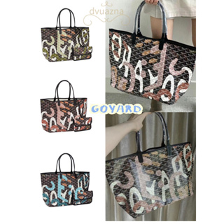 แบรนด์ใหม่ 100% ของแท้ [170 Anniversary Limited] Goyard Saint Louis Tote Shopping Bag กระเป๋าสะพายไหล่ข้างหนึ่ง