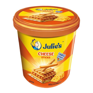 🧀 จูลี่ส์ ชีสสติ๊ก ขนมปังกรอบชนิดแท่งรสชีส | Julies CHEESE Sticks 360g