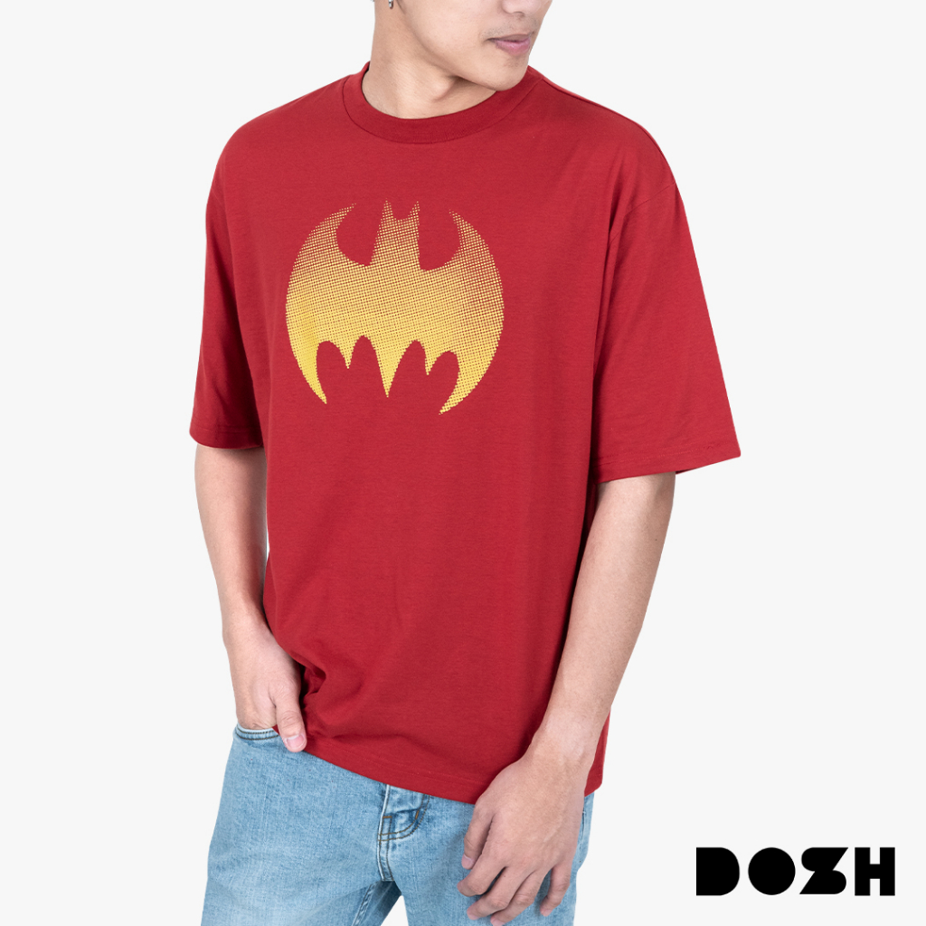 dosh-ut-oversized-short-sleeve-t-shirts-batman-เสื้อยืดโอเวอร์ไซส์-flbmt5001-re