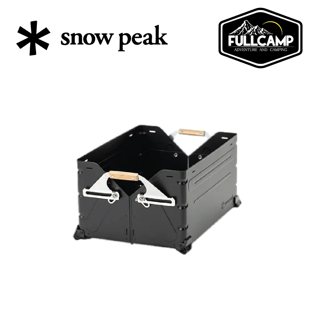 Snow Peak Shelf Container 25 / 50 Limited color in Black Fes SP2023 ลัง ...