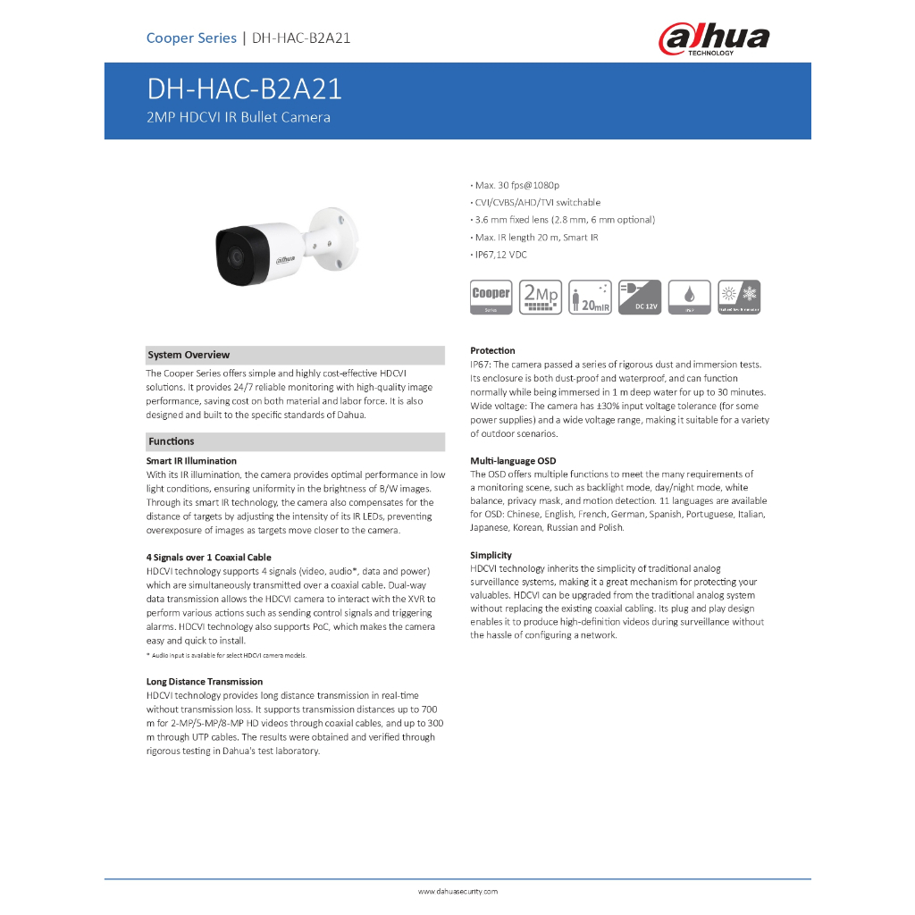 กล้องวงจรปิด-dahua-hdcvi-2mp-dh-hac-b2a21-3-6mm-ละเอียด-2ล้านพิกเซล