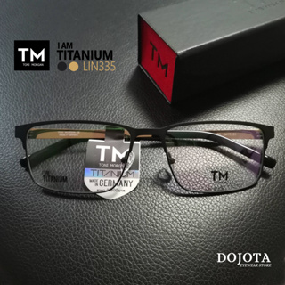 กรอบแว่นไทเทเนี่ยม ขาสีทอง Toni Morgan รุ่น LIN335 - สีดำ/ทอง Black Golden