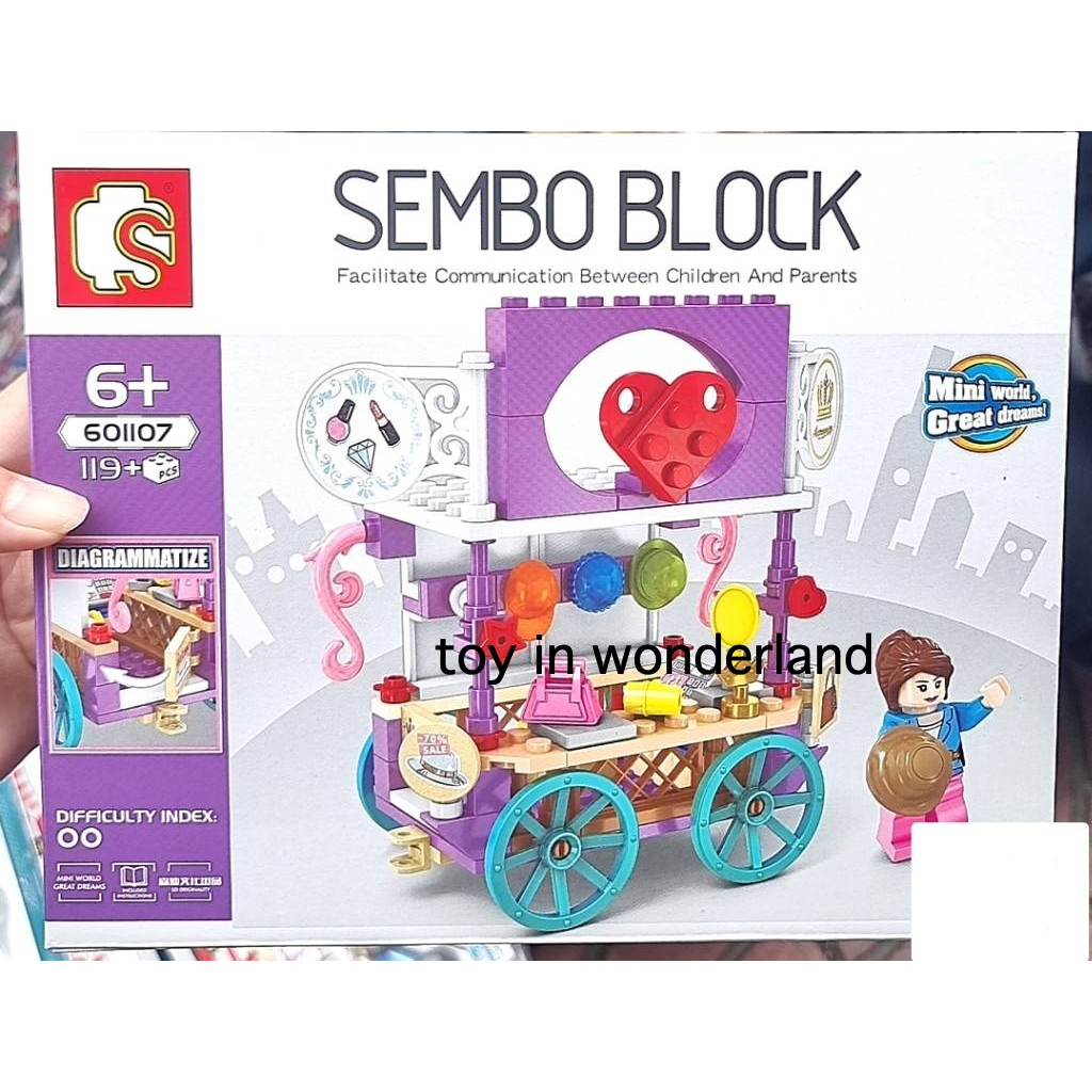ชุดของเล่นเลโก้ ร้านขายของ SEMBO BLOCK JP-601107 | Shopee Thailand