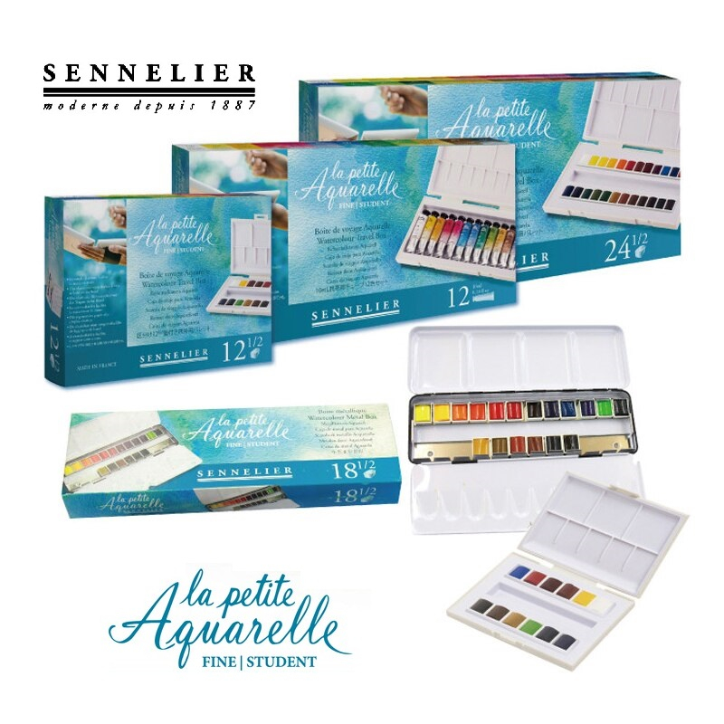 Toute La Gamme Aquarelle, Boites Et Médiums De