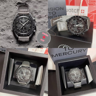 นาฬิกา Omega x Swatch  Mercury 🖤แท้💯