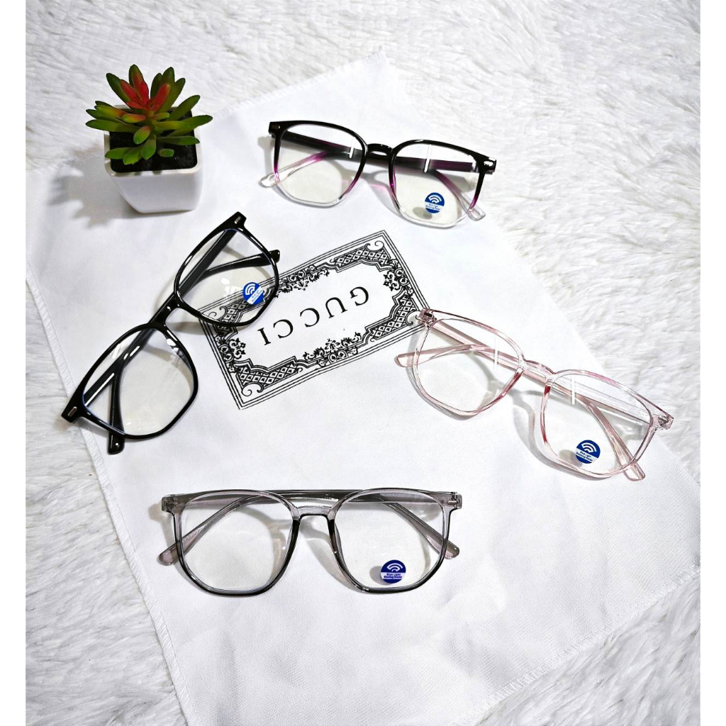 พร้อมส่งจากไทย-new-แว่นตากรองแสง-แว่นกันแดดป้องกันแสงสีฟ้า-แนวเกาหลี-เกรดa-ป้องกันรังสีuv400-รุ่นblue-2