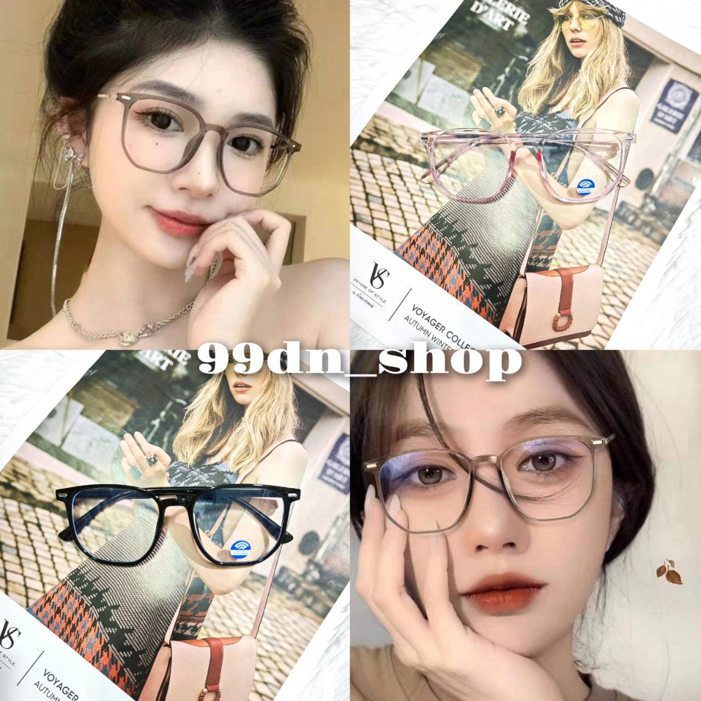 พร้อมส่งจากไทย-new-แว่นตากรองแสง-แว่นกันแดดป้องกันแสงสีฟ้า-แนวเกาหลี-เกรดa-ป้องกันรังสีuv400-รุ่นblue-2