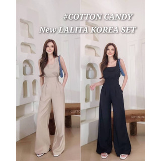 #COTTON CANDY 🍭เซต ดำ/น้ำตาล New LALITA KOREA SET