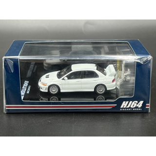 Hobby JAPAN  MITSUBISHI LANCER GSR EVOLUTION 7 with Engine Display Model SCOTIA WHITE