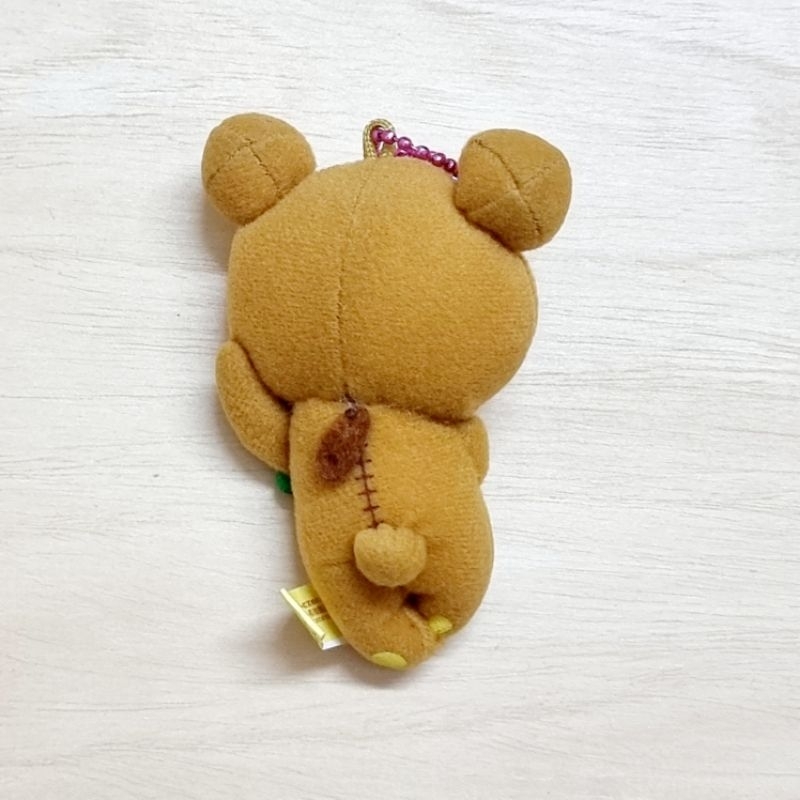 ตุ๊กตาพวงกุญแจหมีริลัคคุมะ-rilakkuma-งานลิขสิทธิ์แท้จากญี่ปุ่น