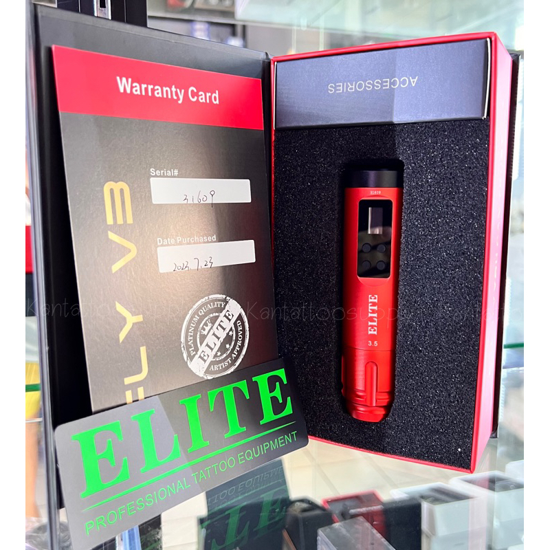 Elite FLY V3 เครื่องสักไร้สาย #เครื่องสักไร้สายElite #tattoosupply ...