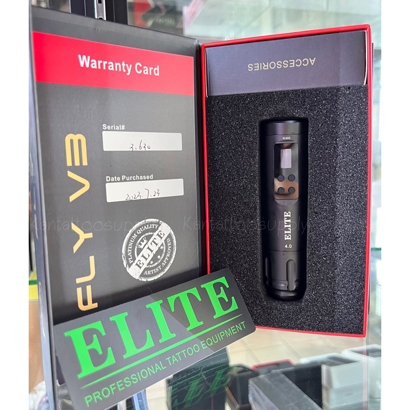 Elite FLY V3 เครื่องสักไร้สาย #เครื่องสักไร้สายElite #tattoosupply ...