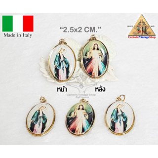 จี้สร้อย จี้พระคริสต์ พระเยซู พระเมตตา พระแม่มารีย์ แม่พระ  คาทอลิก Divine Mercy Catholic Jesus Pendant VirginMary