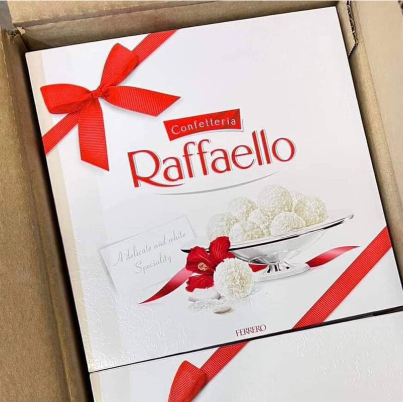 raffaello-ferrero-ไวท์ช็อกโกแลตเคลือบมะพร้าว-สอดไส้อัลมอนด์-มี-23-ชิ้น