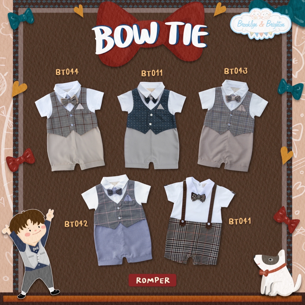bow-tie-romper-ชุดออกงานเด็กชาย-หูกระต่าย-รอมเปอร์-link-2