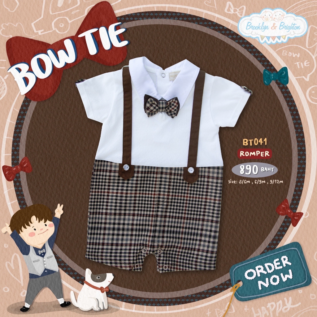 bow-tie-romper-ชุดออกงานเด็กชาย-หูกระต่าย-รอมเปอร์-link-2