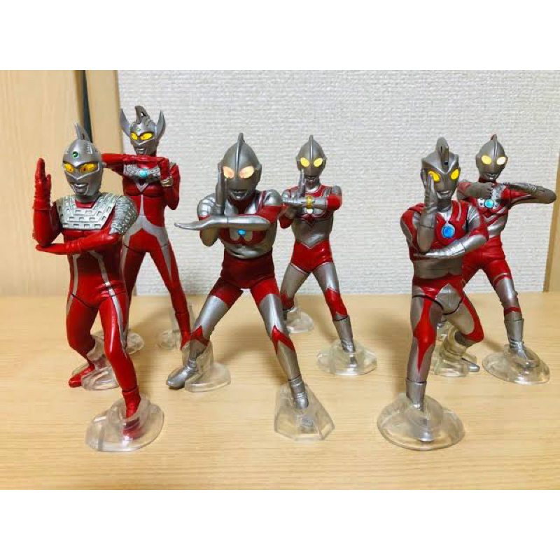 gashapon-ultimate-luminous-ultraman-sp03-sp04-ได้ครบ-6-พี่น้อง-พร้อมตึก-และระบบไฟ