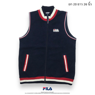 FILA เสื้อกั๊กผ้าสำลีนุ่มๆ สีสวย งานตรงตามภาพ