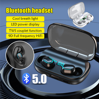 หูฟังบลูทูธ สเตอริโอ ไร้สาย Wireless bluetooth 5.0 headset TWS T11 แยกเสียงซ้ายขวา ใช้เป็นพาวเวอร์แบงค์ฉุกเฉิน