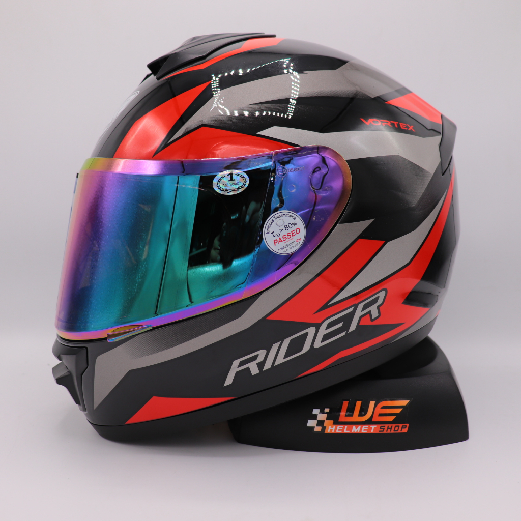 หมวกกันน็อค RIDER VORTEX 2023 ราคาประหยัด นวมถอดซักได้ | Shopee Thailand