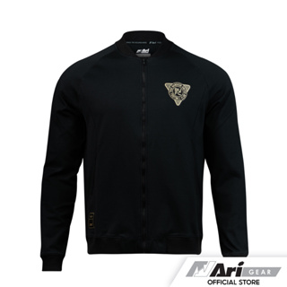 ARI TRUE BANGKOK UNITED 2023/2024 FIGHTER SQUADRON JACKET - BLACK/GOLD เสื้อแจ็คเก็ตมีฮู้ด อาริ ทรู แบงค็อก สีด