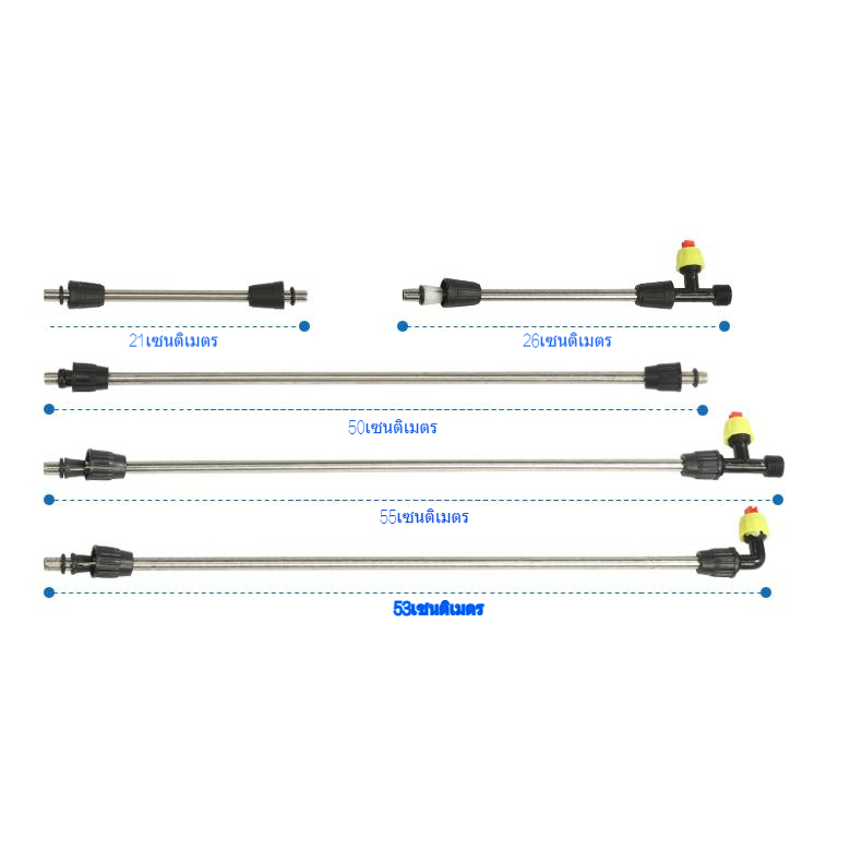 ชุดอุปกรณ์เสริมแบบสะพายหลังก้านฉีดเพิ่มความยาวสามารถ-diy-หัวฉีดสามส่วนหัวฉีดหัวฉีดสี่แถว-ถังพ่นยา-20-ลิตร