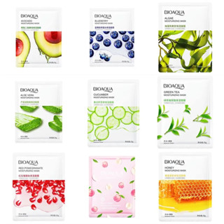 มาร์คหน้า Bioaqua 25g *มีอย.* ของแท้100% mask face มาส์กหน้า มาส์กแผ่นหน้า มารค์หน้า แผ่นมาร์คหน้า สลิปปิ้งมาส์ก แผ่นมาร