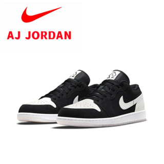 Air Jordan 1Low SE Non-slip wear-resistant Low top retro basketball shoes Black and white Panda