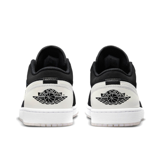 air-jordan-1low-se-non-slip-wear-resistant-low-top-retro-basketball-shoes-black-and-white-panda