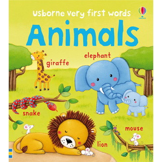 Usborne books-Very first words Animal 2Y+ หนังสือ คำศัพท์  สำหรับเด็ก 2 ปีขึ้นไป