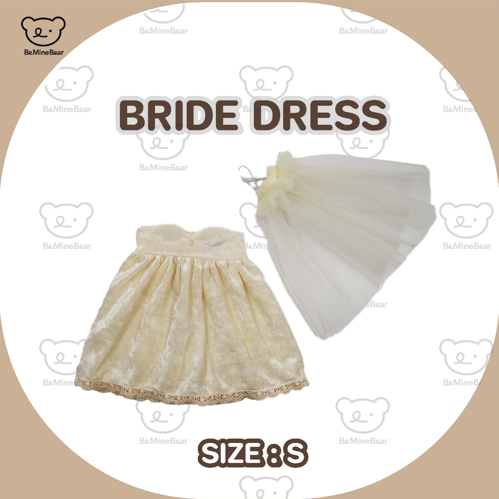 bride-dress-ชุดตุ๊กตาเจ้าสาว-size-s