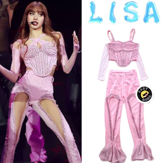 BABYGAGA💞💓 ลิซ่า ชุดลิซ่า แบล๊คพิ้งค์ ชุดแบล็คพิ้งค์ Lisa Blackpink Kpop ✂️ รับตัดชุด ชุดเต้น ชุดโคฟ ชุดเคป๊อป Bornpink