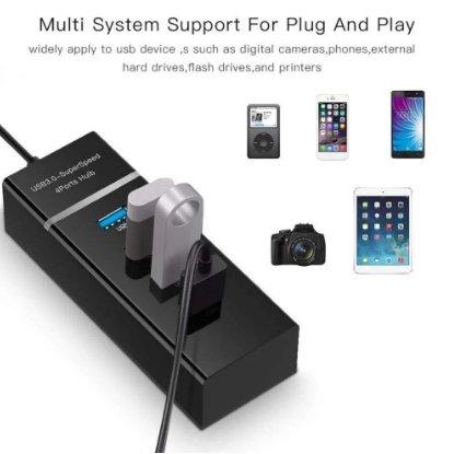 usb-hub-3-0-high-speed-4-port-ปลั๊กusb-สำหรับ-เชื่อมต่อกับคอมพิวเตอร์-โน็ตบุ๊ค