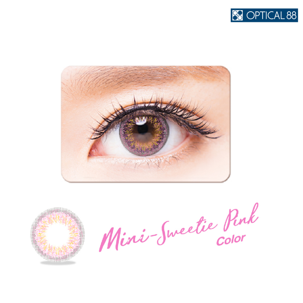 Magic Eye Mini Colors (2P) - สี Pinky คอนแทคเลนส์ชนิดสี รายเดือน ...