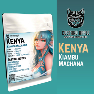 เมล็ดกาแฟคั่ว เคนย่า Kenya Kiambu Machana (natural)