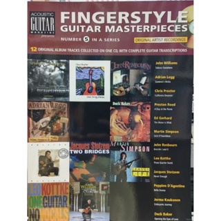 FINGERSTYLE GUITAR MASTERPIECES NUMBER 5 IN A SERIES W/CD /073999992229