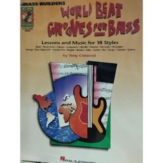 BASS BUILDERS - WORLD BEAT GROOVES FOR BASS BY TONY CIMOROSI W/CD /073999953350
