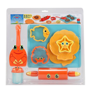 ชุดเล่นทราย ชุดทำคุกกี้ เล่นกลางแจ้ง Melissa & Doug Seaside Sidekicks Sand Cookie Set