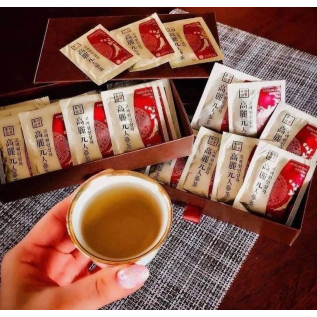 ชาโสมเกาหลี-ชาโสมขาวโคเรียวัน-korea-one-ginseng-tea-แบ่งขาย20-50-100ซอง-exp-16-7-2026