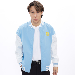 BODY GLOVE Mens BASIC Varsity Bomber Jacket 2023 แจ็กเก็ตผู้ชาย สีฟ้า