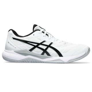 ASICS :  GEL-TACTIC 12 MEN CPS  ผู้ชาย รองเท้าสำหรับกีฬาในร่ม ของแท้  WHITE/BLACK