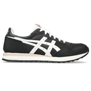 ASICS :  TIGER RUNNER II MEN ผู้ชาย รองเท้าผ้าใบ ของแท้  BLACK/CREAM